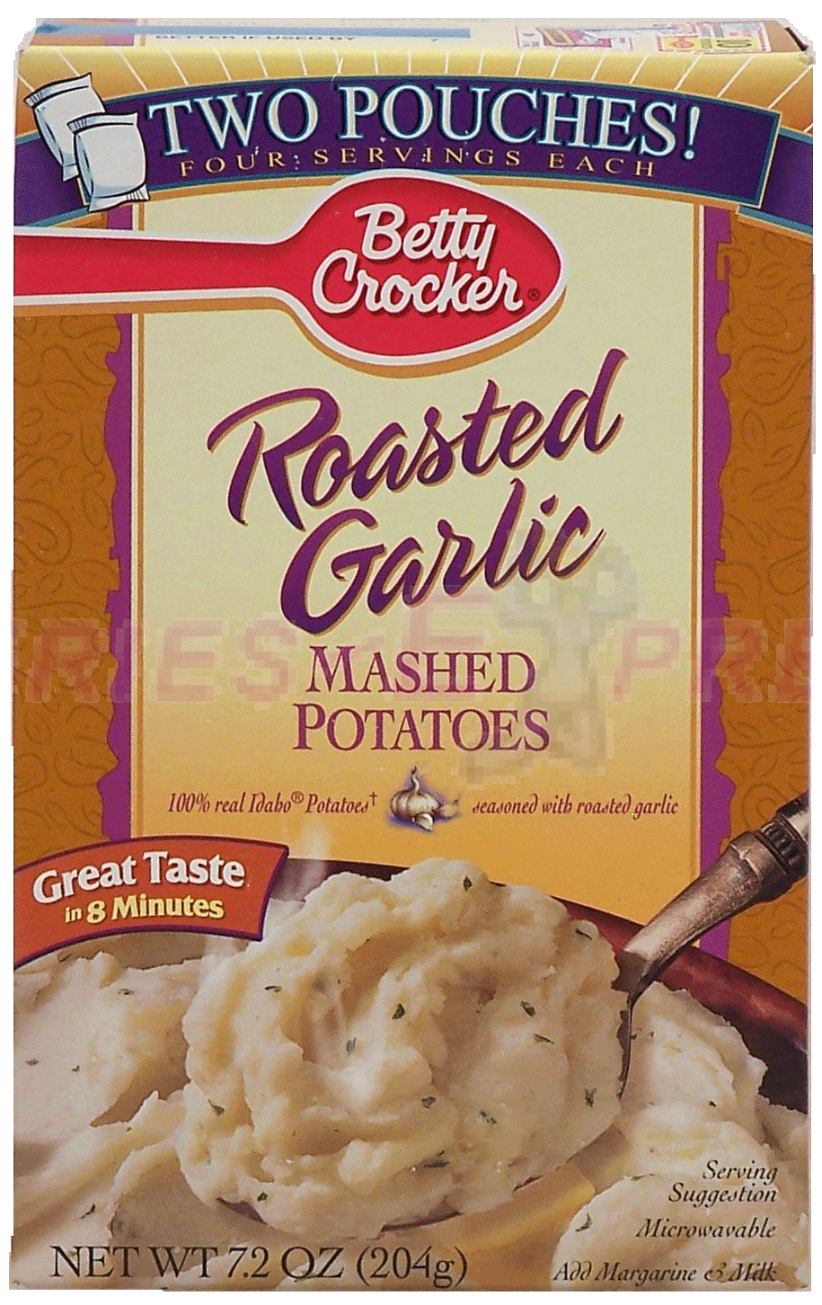 Betty Crocker&nbsp;&nbsp;roasted garlic instant mashed potatoes Full-Size Picture